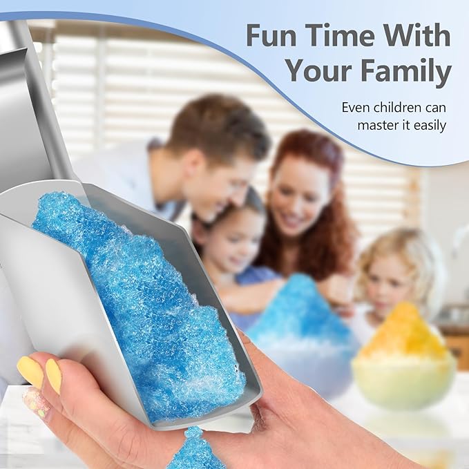 ARC USA, BQ35 2 PCS Hand Ice Shaver with Adjustable Blade, Stainless Steel Ice Machine, Ice Shavers for Snow Cones and juice, Mexican Ice Maker